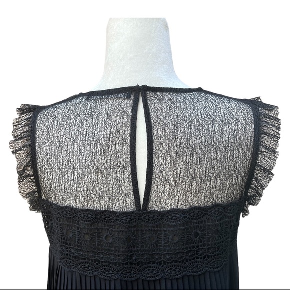 ZARA Pleated Baby Doll Top | Medium - Picture 7 of 9